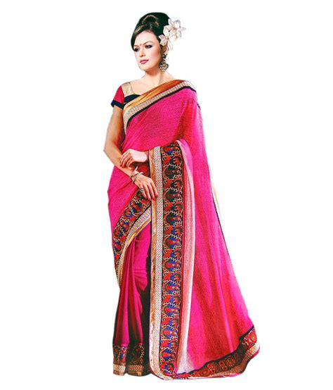 Chanderi Sarees Multi Color Net Saree - Buy Chanderi Sarees Multi Color ...