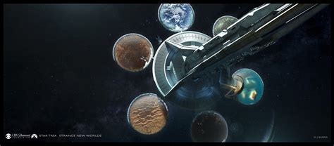 Concept art of Starbase 1 (with all habitat domes visible) and the ...