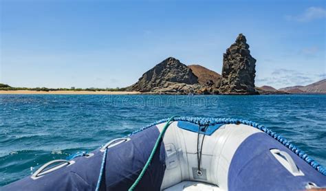 Galapagos Bartolome Island Islet with Iconic Pinnacle Rock, Sand Beaches for Swimming and Summit ...