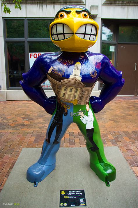 Iowa City Unveils Jazz Capitol Herky Hawk Mascot – Jazz Line News