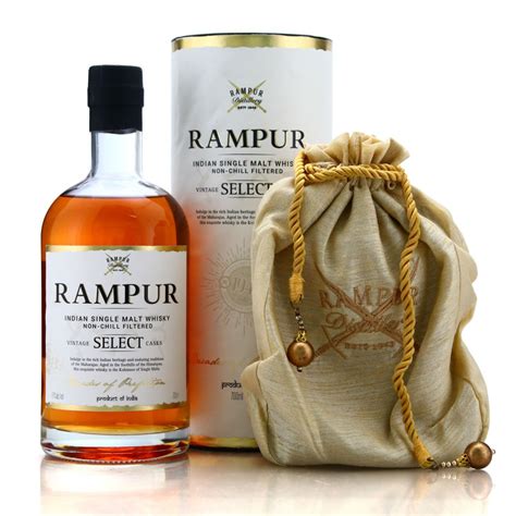 Rampur Select Indian Single Malt 75cl | Whisky Auctioneer