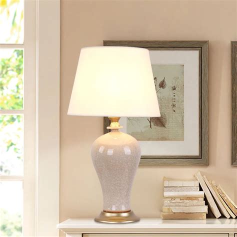 Modern Porcelain Table Lamp Bedside Ceramic Lamp Living Room Bedroom Home Lighting BLT005-in ...