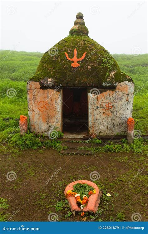 Bhavani Mata Temple on the Top of the Fort, Tringalwadi Fort, Nashik ...