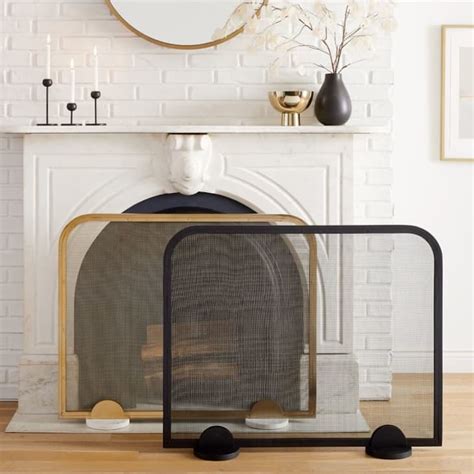 14 Best Modern Fireplace Screens 2021 | Apartment Therapy