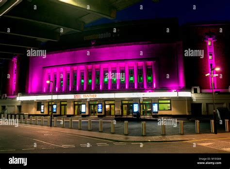 Eventim Apollo Theatre Hammersmith at night Stock Photo - Alamy