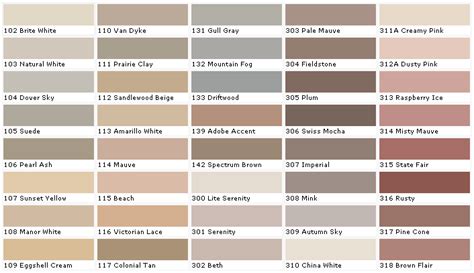 Stucco / Dryvit Colors, Samples, and Palettes by Materials-World.com