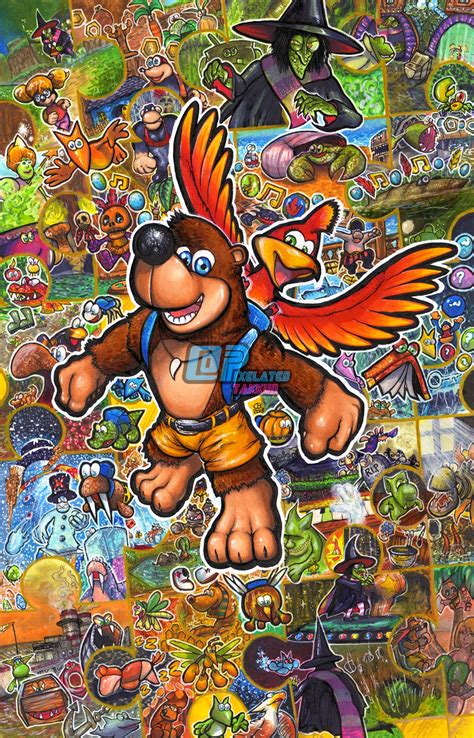 Banjo-kazooie 20 Years of Gettin' Jiggy With It | Etsy