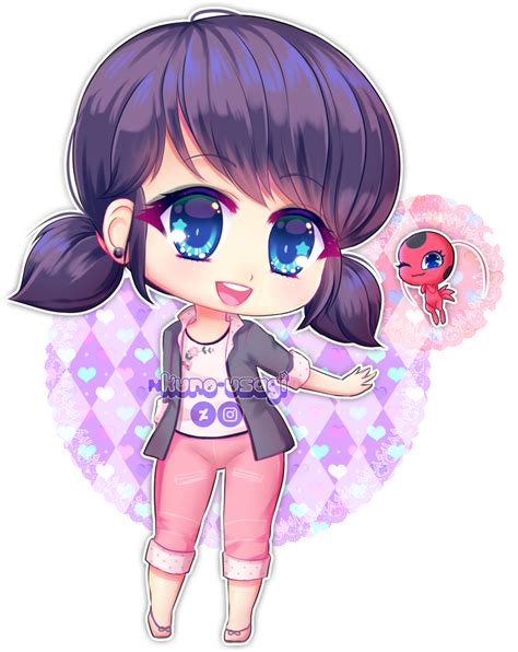 Marinette and Tikki by xKuro-Usagi on DeviantArt