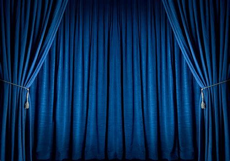 Blue Stage Curtains Pictures to pin on Pinterest