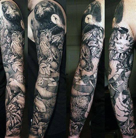 101 Vibrant Nature Tattoos for Men | Best sleeve tattoos, Tattoo sleeve ...