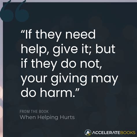 When Helping Hurts — Accelerate Books