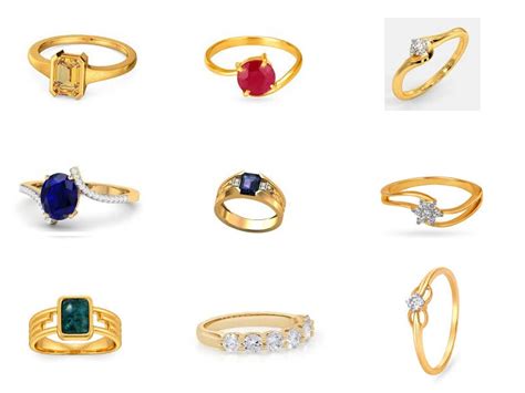 Gold Rings with Stones - 9 Best and New Collection