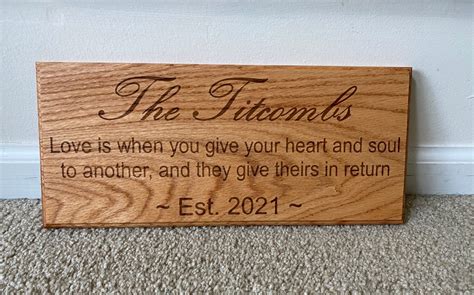 Custom Laser Engraved Wood Sign - Etsy UK