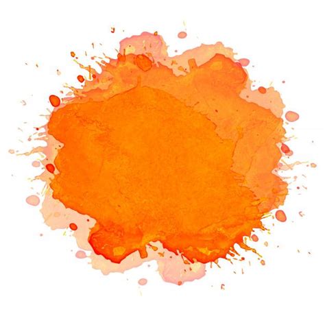 Free Vector | Hand draw orange splash watercolor background | Watercolor splash, Watercolor ...