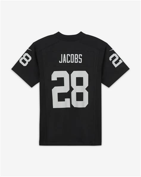 NFL Las Vegas Raiders (Josh Jacobs) Older Kids' Game American Football Jersey. Nike SI