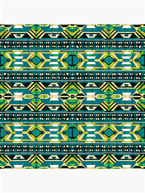 "Traditional Igorot-inspired tribal pattern. Ethnic Green colors" Sticker for Sale by ...