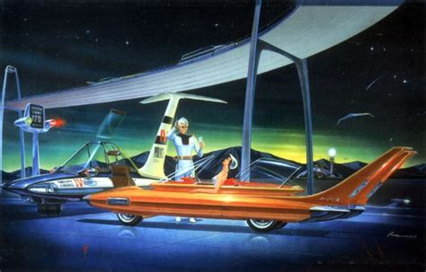 Retro Futuristic Conceptual Vehicle Designs