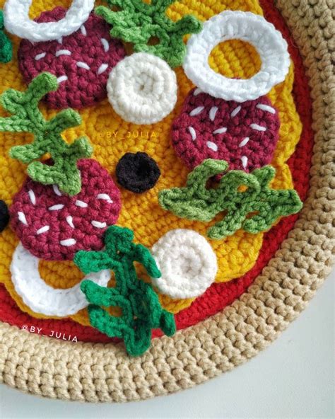 Crochet Pizza. Fast Food. Accessories Store. Montessori Toys. | Etsy