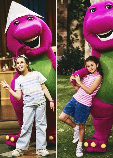 Selena Gomez And Demi Lovato On Barney And Friends