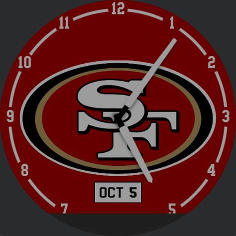 Sports – NFL San Francisco 49ers – WatchFaces for Smart Watches