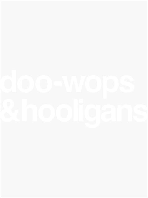 "Bruno Mars - DOO-WOPS AND HOOLIGANS" Sticker for Sale by iequeen ...