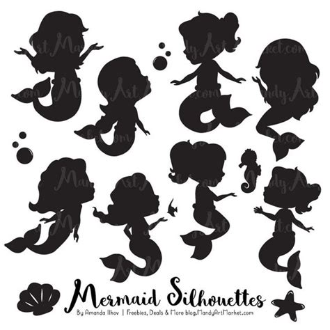 Baby Mermaid Silhouette Svg - 326+ SVG File Cut Cricut