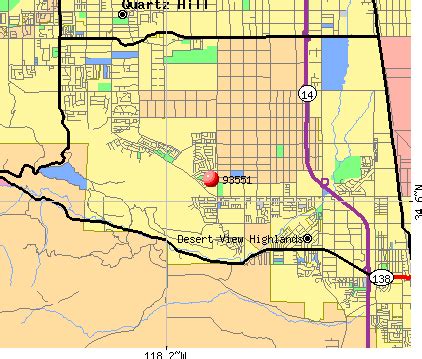 Palmdale Ca Zip Code Map - United States Map