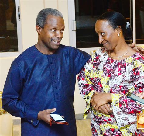 "My treasure, your heart is my home" VP Yemi Osinbajo tells his wife ...