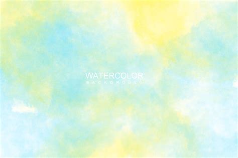 Yellow Blue Watercolor Background Graphic by WaveLabs · Creative Fabrica