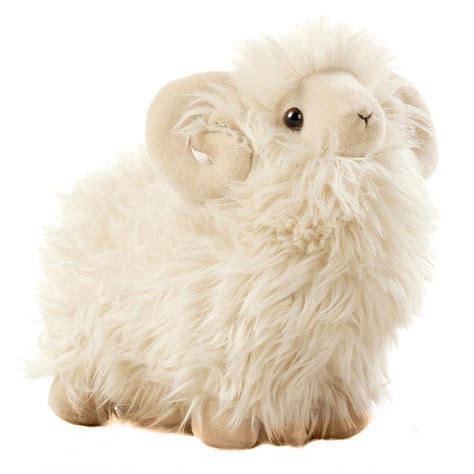 25cm Standing Woolly Ram Soft Toy | Plush Toys | Blue Frog Toys