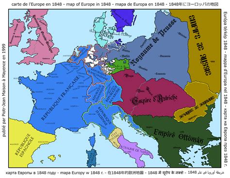 Alternate History Map - OLD - Europe 1848 by banananaise on DeviantArt