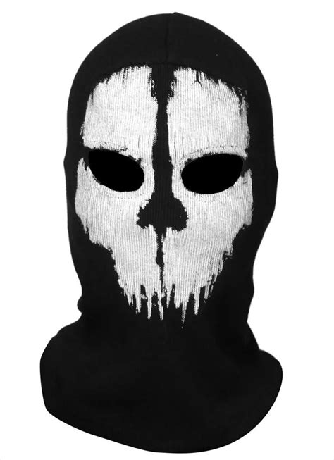 COD Ghost Balaclava Logan Skull face Mask Hood Biker anonymous mask Skull Airsoft ghoul masks ...