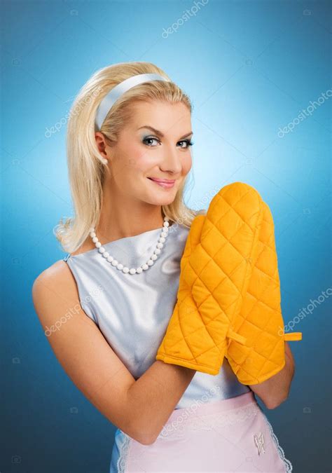 Funny housewife — Stock Photo © nejron #2083658