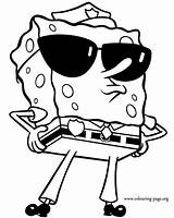 Spongebob Printable Coloring Page sketch template