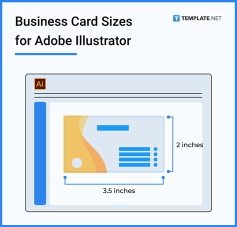 Business Card Size Illustrator Template