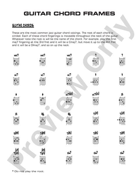 Caravan: Guitar Chords: Guitar Chords Part - Digital Sheet Music Download