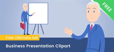 Business Presentation Clipart - Vector Characters