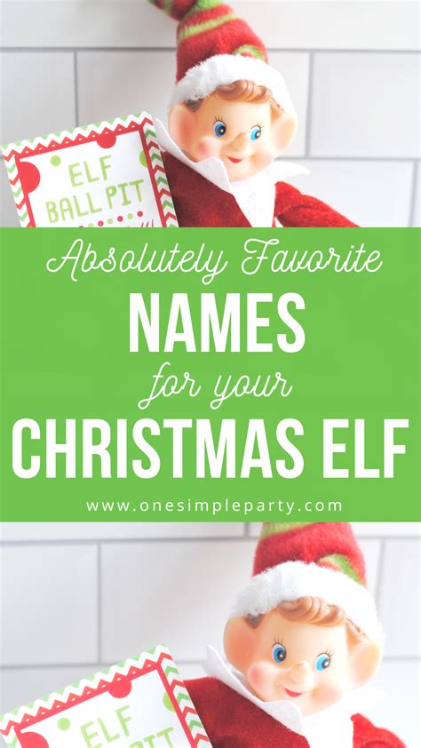 Favorite Elf Names for your Christmas Elf - | Christmas elf, Elf fun ...