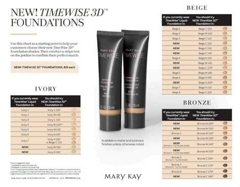 Mary Kay TimeWise Luminous 3D Foundation ALL SHADES | eBay in 2022 | Mary kay cosmetics, Mary ...