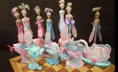 7 Sky Dancer Flying Fairy Doll Vintage 90s Spinning Toy Works Basees ...