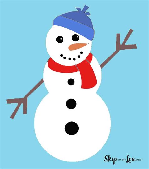 Build a Snowman {Free Printable Activity} | Skip To My Lou