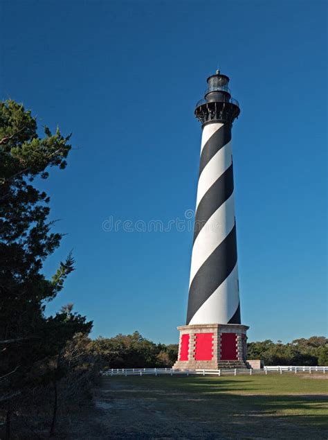 Cape Hatteras Lighthouse Nc Daylight Stock Photo - Image of lighthouse ...