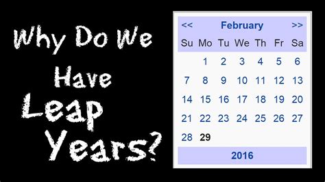 Why Do We Have Leap Years? The History of Leap Day - FreeSchool - YouTube