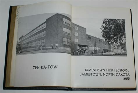 1966 Jamestown High School Yearbook North Dakota Zee-Ka-Tow ND Original Annual - Nonfiction