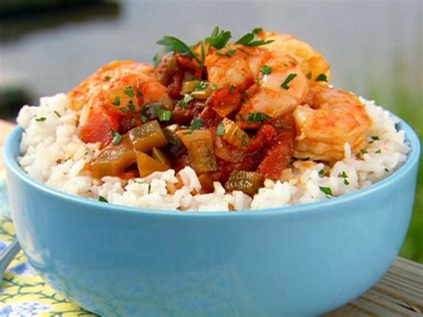 Paula Deen's Shrimp Creole from FoodNetwork.com (My father makes an absolutely GORGEOUS version ...