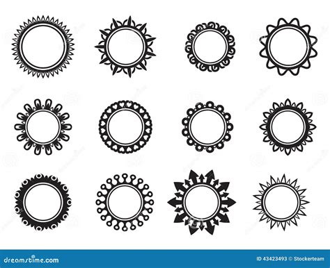 Calibre Sous Forme De Cercle Illustration Stock - Illustration du ramassage, graphisme: 43423493