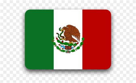 Bandera De México, Flat Style - Mexico Flag 2018, HD Png Download ...