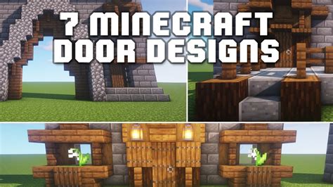 Minecraft Door Ideas - Design Talk