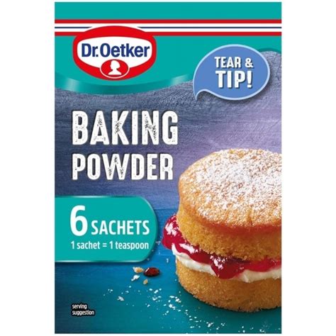 Dr. Oetker Baking Powder Sachets 5g x 6 | Baking Ingredients