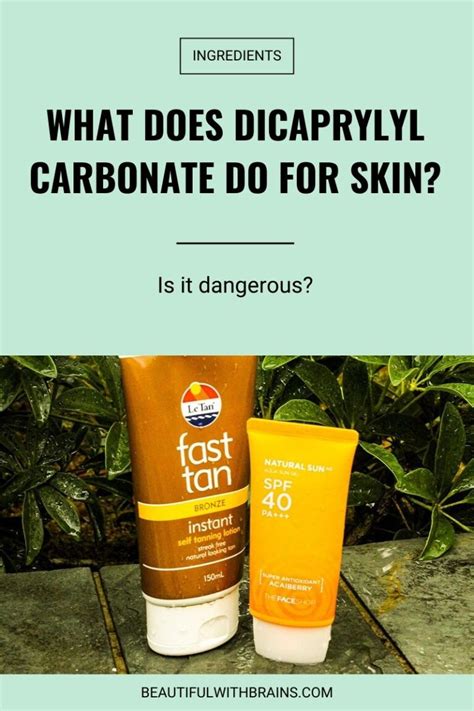 Know Your Ingredients: Dicaprylyl Carbonate – Beautiful With Brains